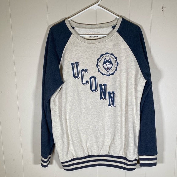 UConn huskies women’s pullover sweatshirt varsity style size 1X preppy college - Picture 1 of 6